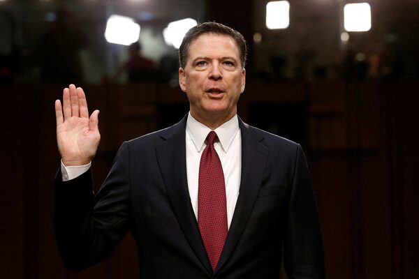 Image for Former FBI Director James Comey to turn himself in to authorities