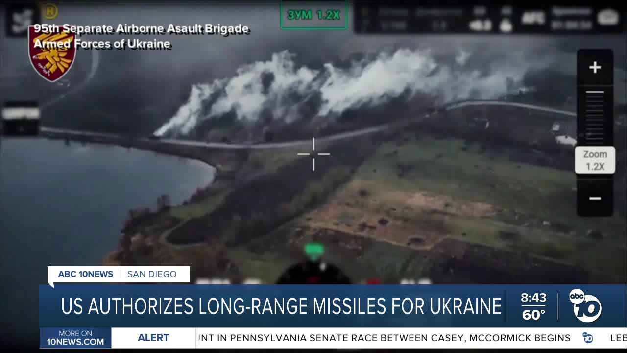 President Trump authorizes Ukraine to use long-range drones and missiles