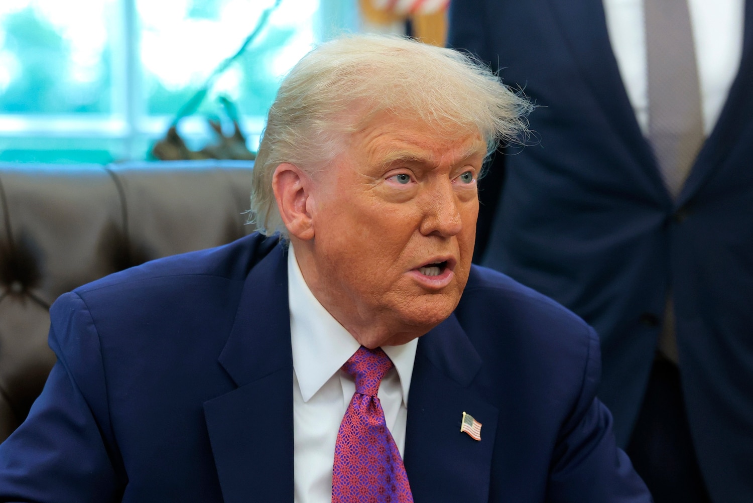 Image for Trump warns he will fire top military leaders if they don