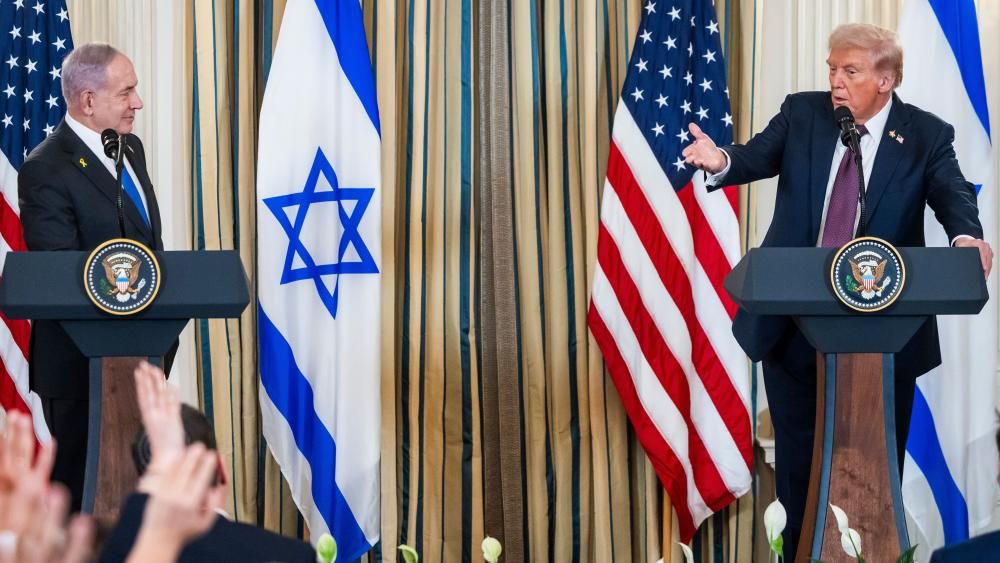 Image for Trump says Gaza will be rebuilt brick by brick with neighboring countries