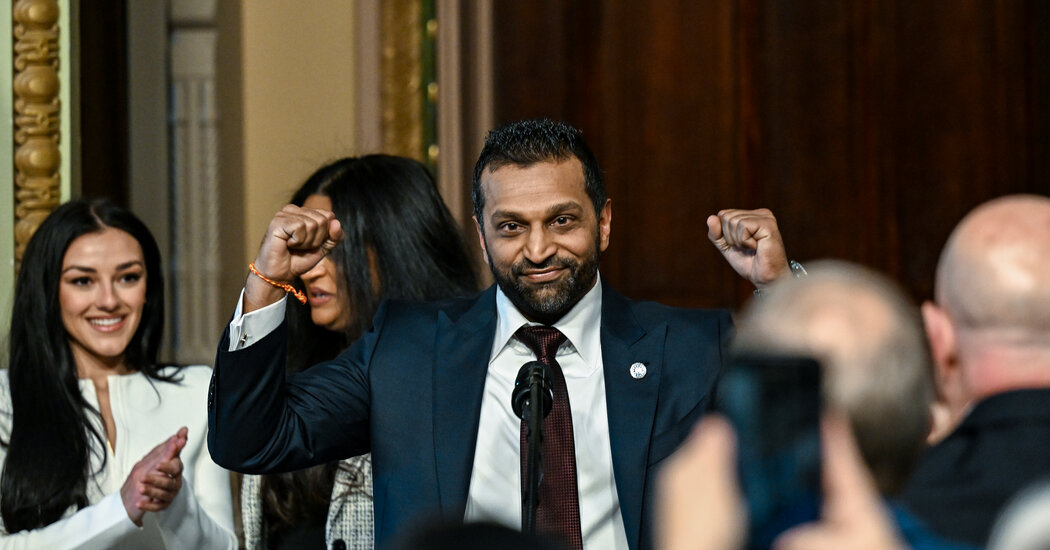 Image for FBI Director Kash Patel calls attackers of girlfriend cowards