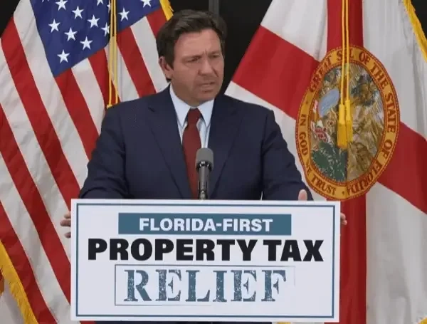 Image for Florida Governor Ron DeSantis proposes tax on New Yorkers moving to Florida