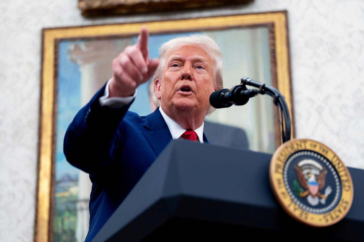 Image for Trump accuses Democrats of terrorizing Americans for insurance advantage