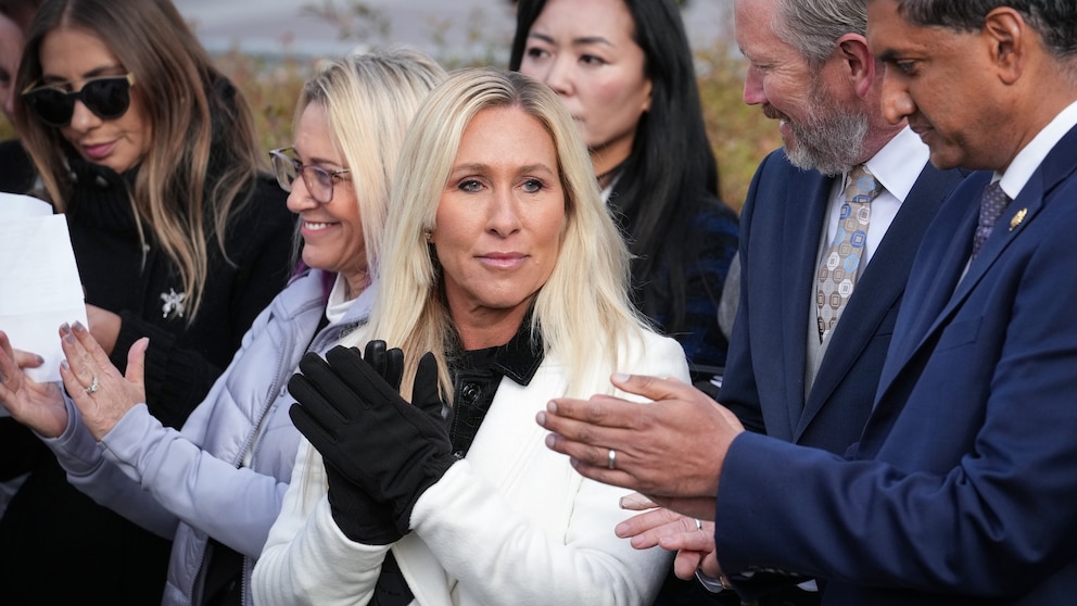 Image for Marjorie Taylor Greene to step down from Congress in January