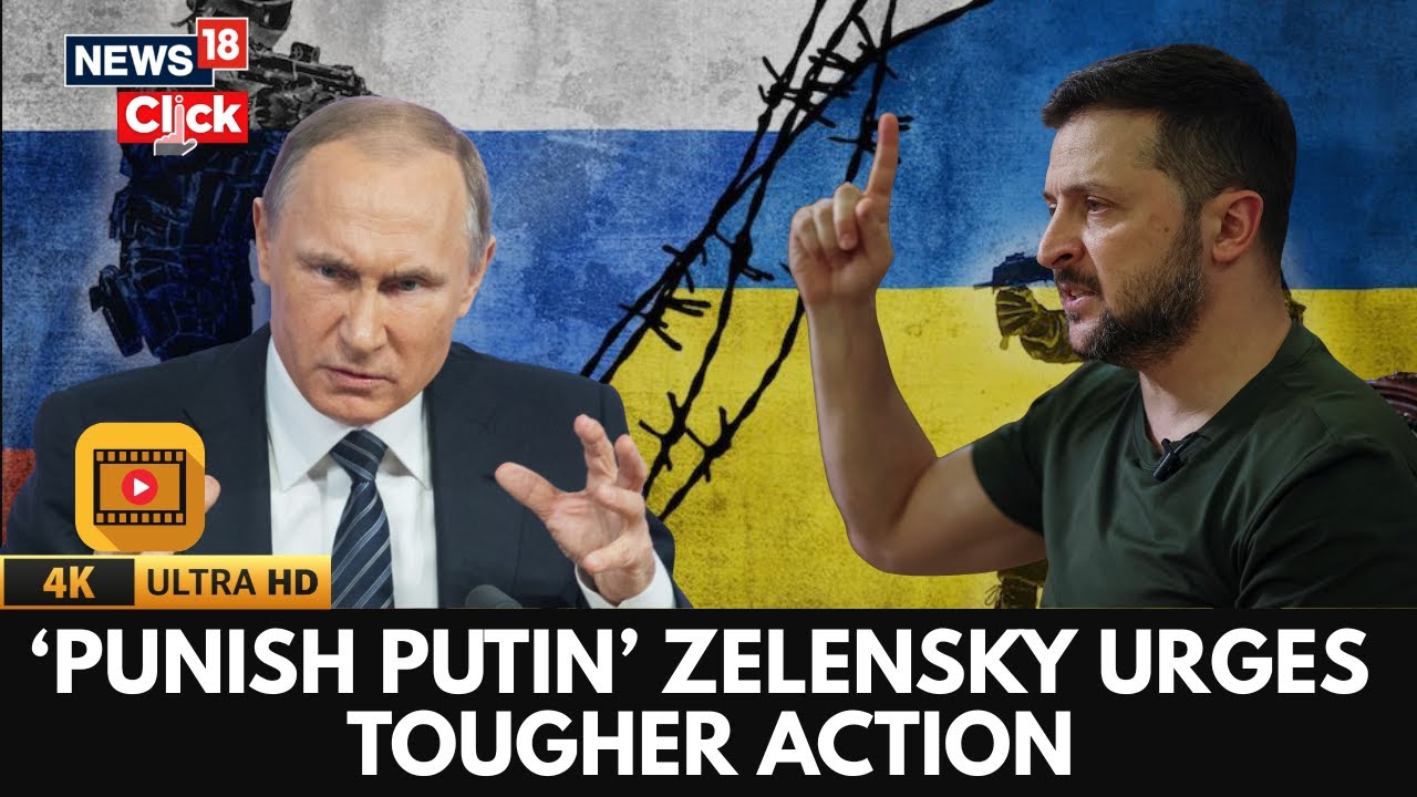 Zelensky urges international community to act against Putin's war