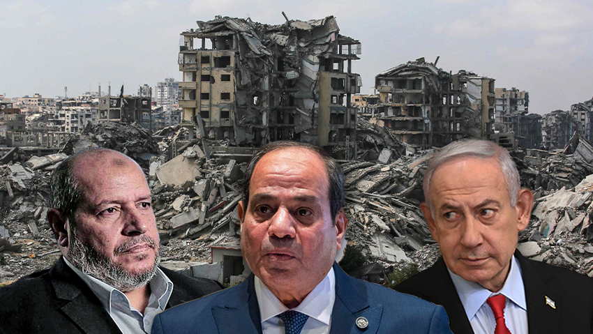 Image for Hamas delegation arrives in Cairo for ceasefire talks