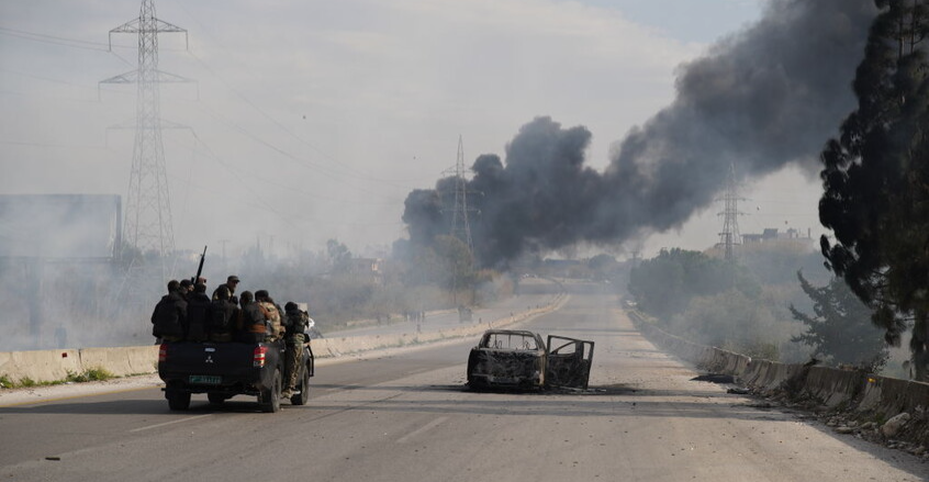 Image for Heavy explosions reported in Mezzeh suburbs of Damascus