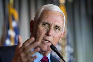 Pence says Trump 'endangered my family' on Jan. 6 | AP News