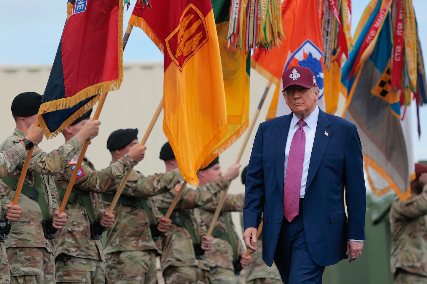 Trump at Ft. Bragg vows to use force against 'anarchy' - The ...