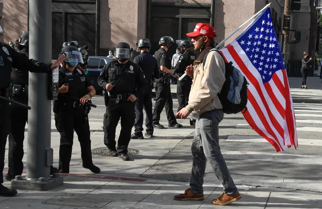President Trump supporters protest around the country