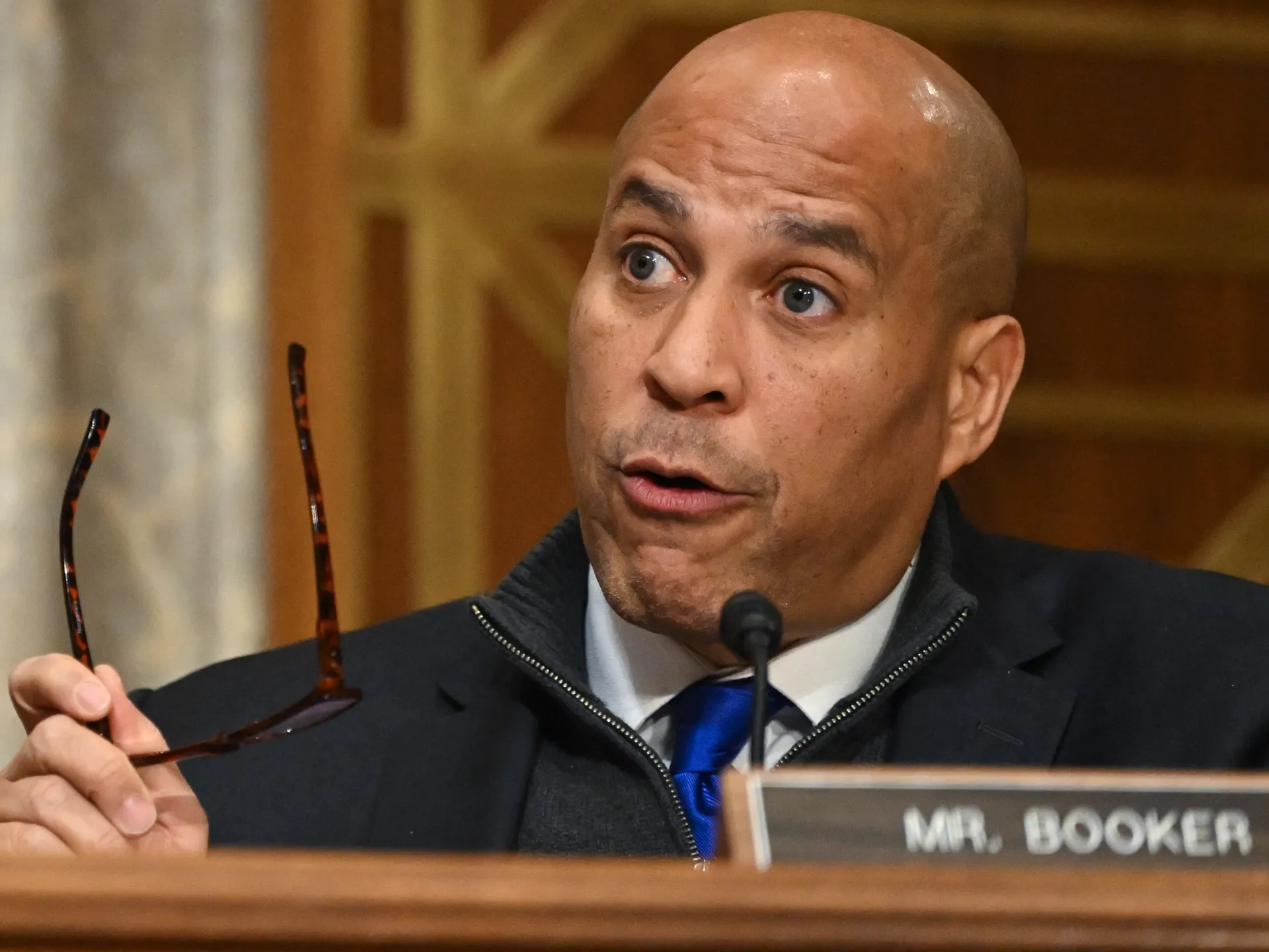 Watch: Cory Booker in Senate floor speech protests Trump policies