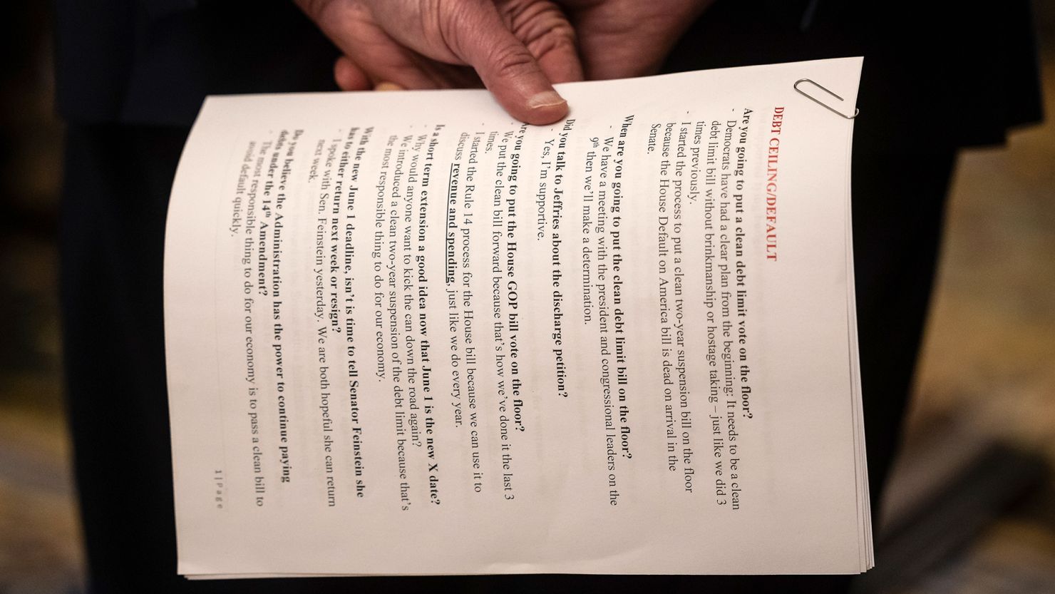 Schumer’s notes say Feinstein ‘hopeful’ to return to Senate next week ...