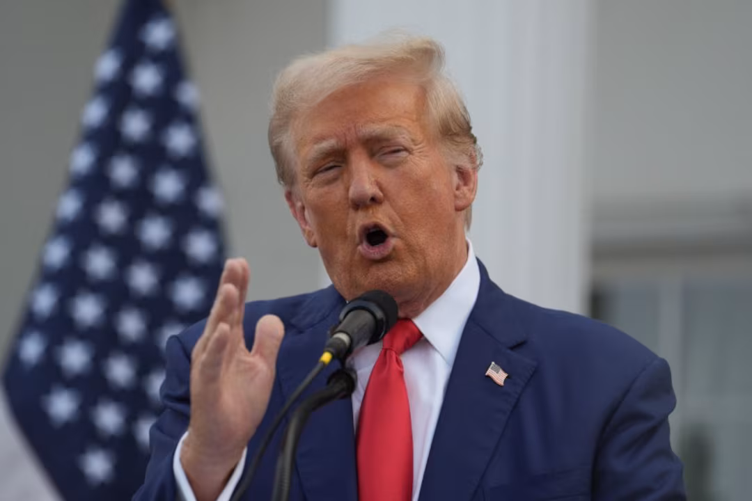 Trump tackles Harris' economic record at rambling press ...
