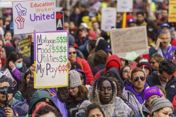 Teacher strike shuts down Los Angeles school district | AP News