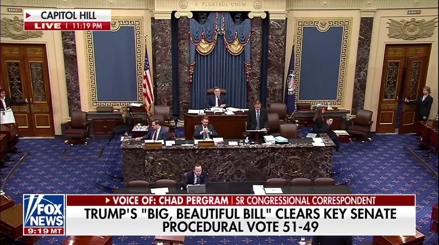Trump hails 'great victory' as Senate bill passes key vote ...