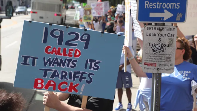 Trump's tariff plan tanked stocks. Congress let it happen ...