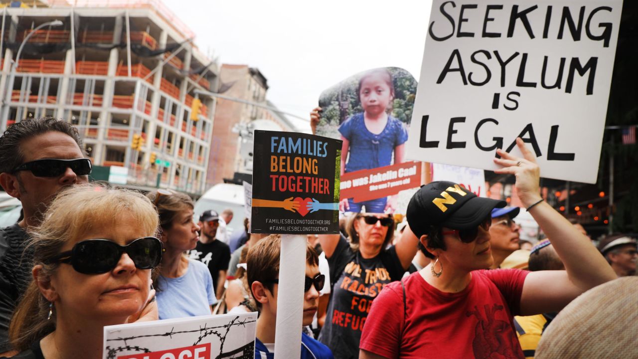 'Close the camps': Protesters across country demand end to migrant ...
