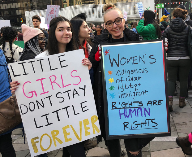 Hundreds march for women's rights in Vancouver - Tri-City News