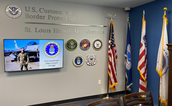 Chris Smith models customer service with CBP St. Louis ...