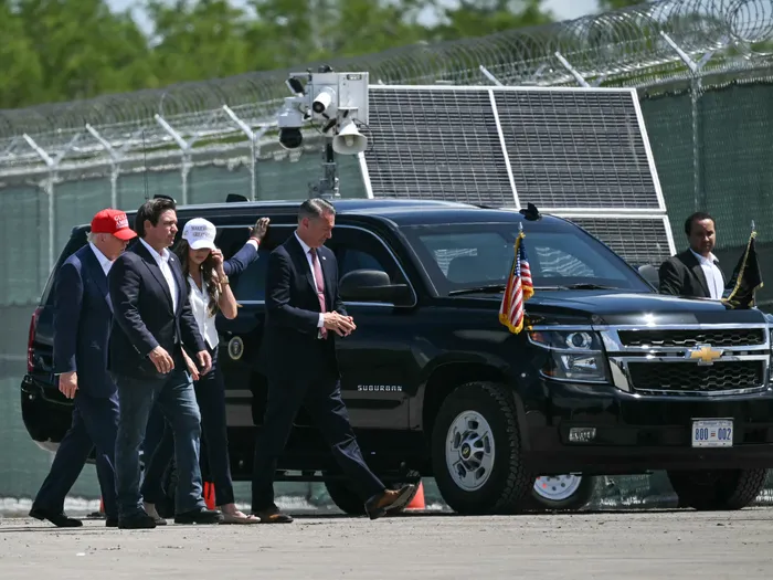 Trump visits 'Alligator Alcatraz' immigration detention center