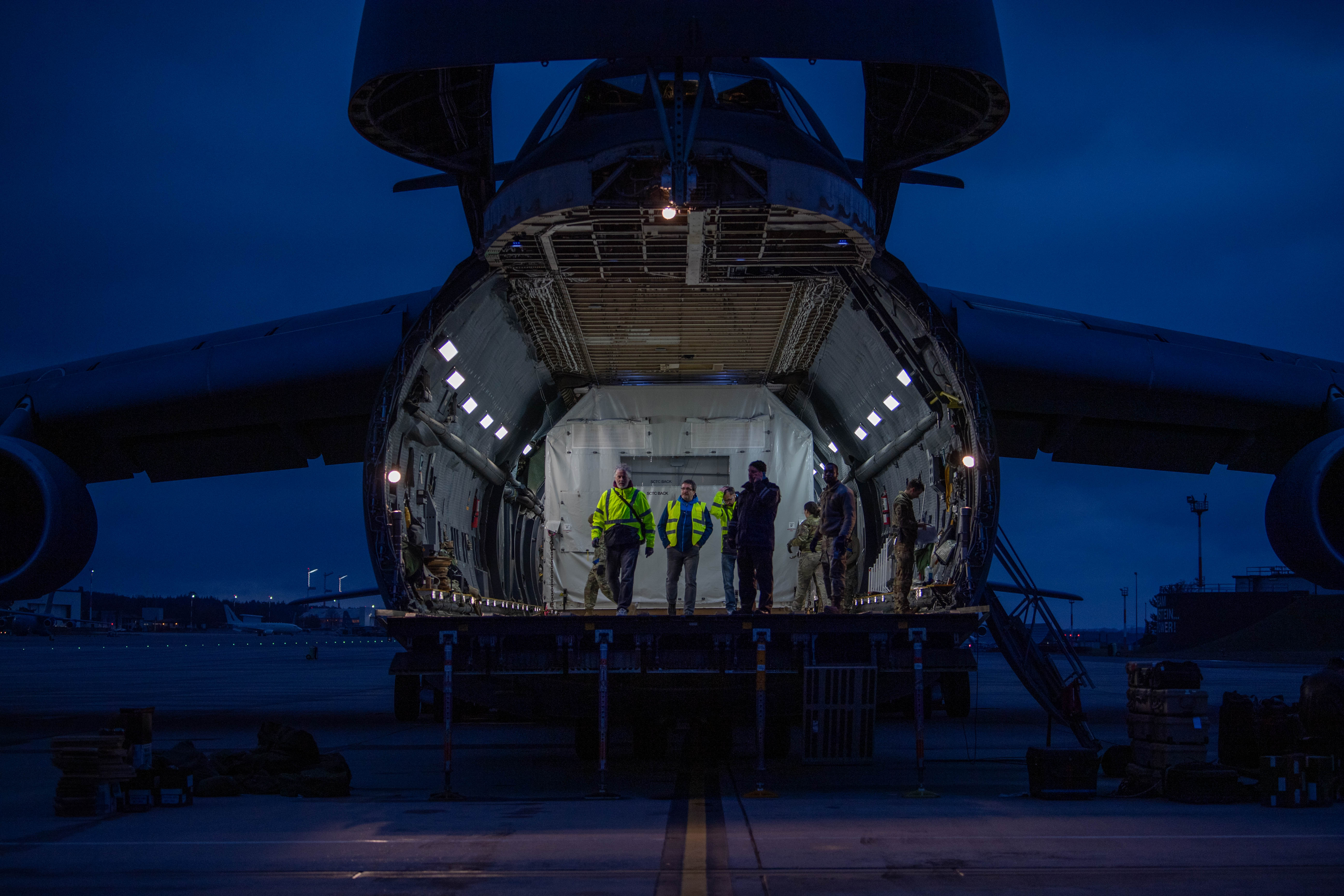 U.S. Air Force, German forces partner to transport satellite ...
