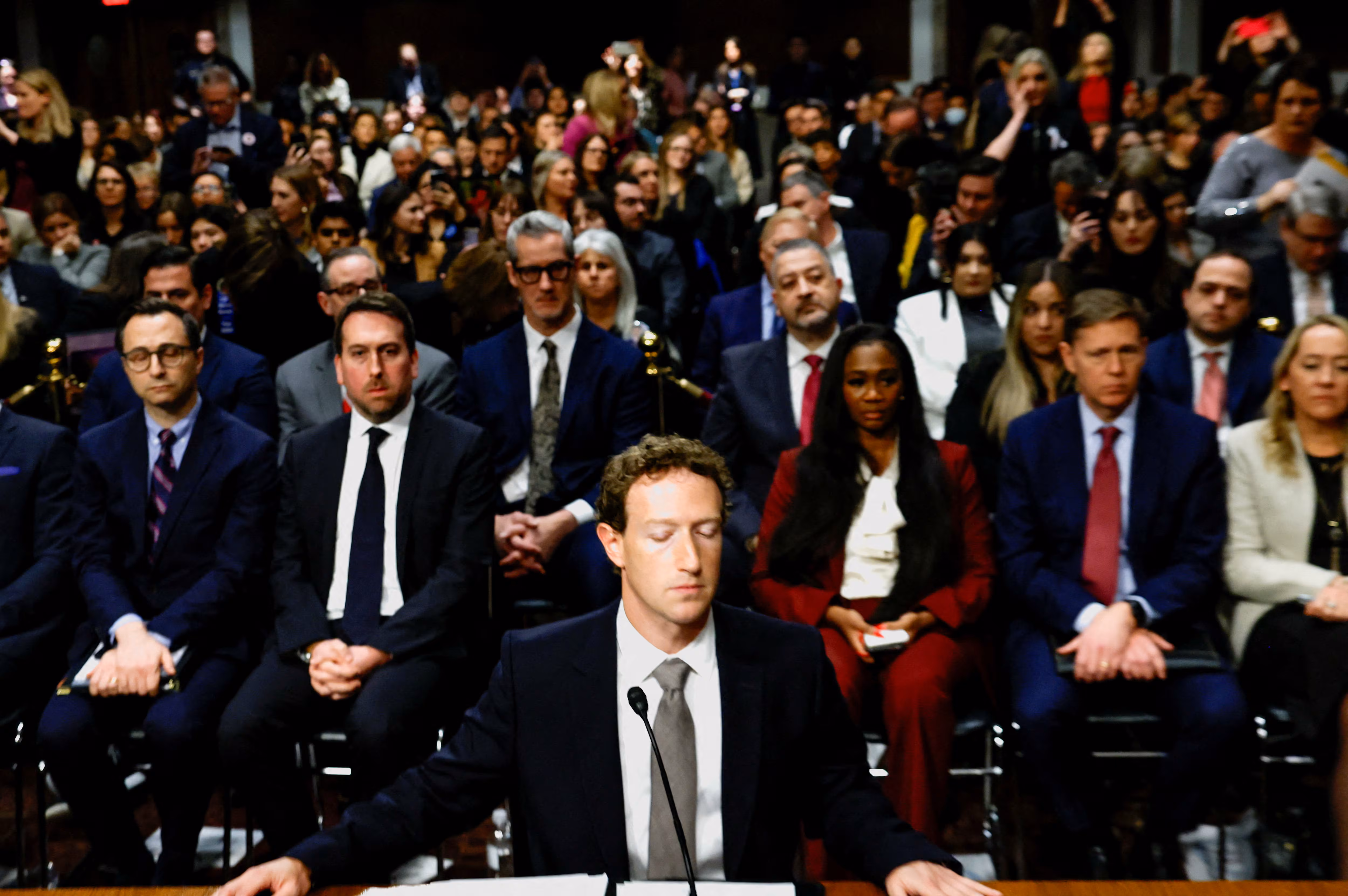 Tech CEOs told 'you have blood on your hands' at US Senate ...