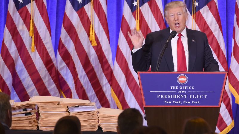 Donald Trump’s news conference timeline | CNN Politics