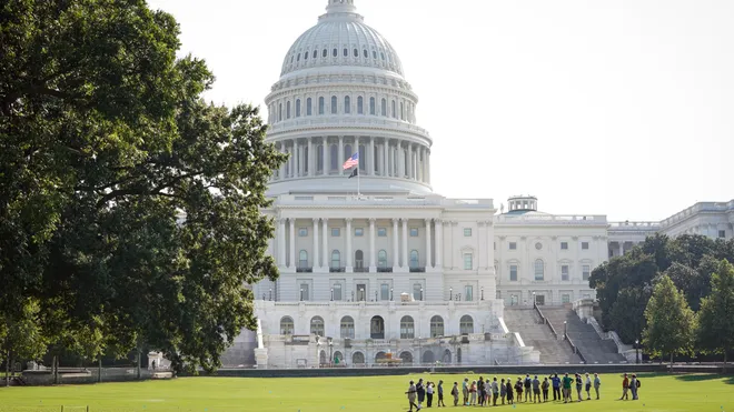 Image of fence around Capitol dates to 2021, isn't new | Fact ...