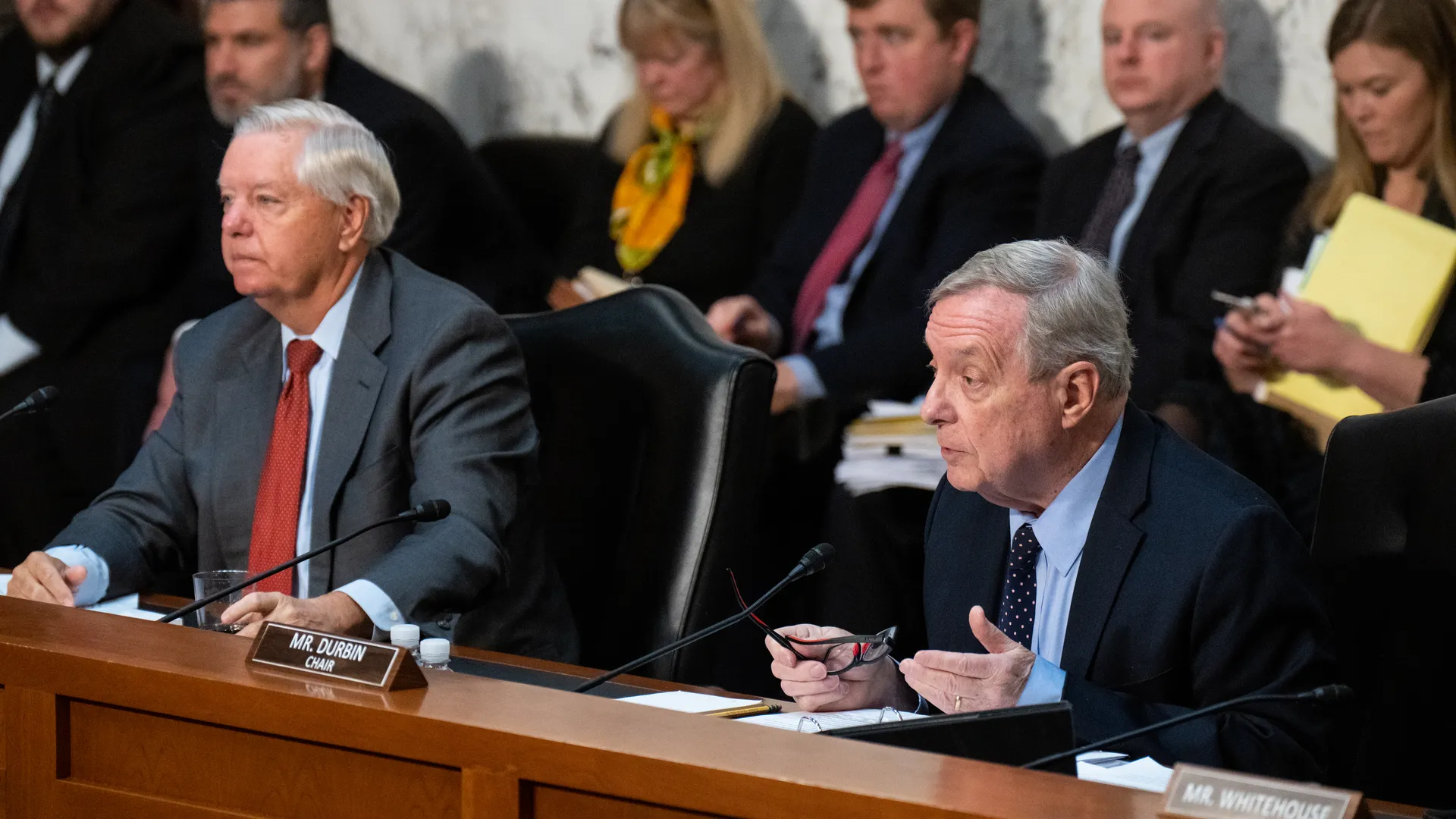 Senate panel subpoenas Harlan Crow, Leonard Leo in SCOTUS ...