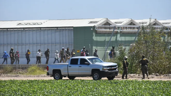 Immigration agents and protesters clash during California ...