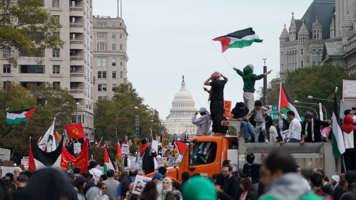 Pro-Palestine protests in DC and across the US call for a ceasefire | CNN