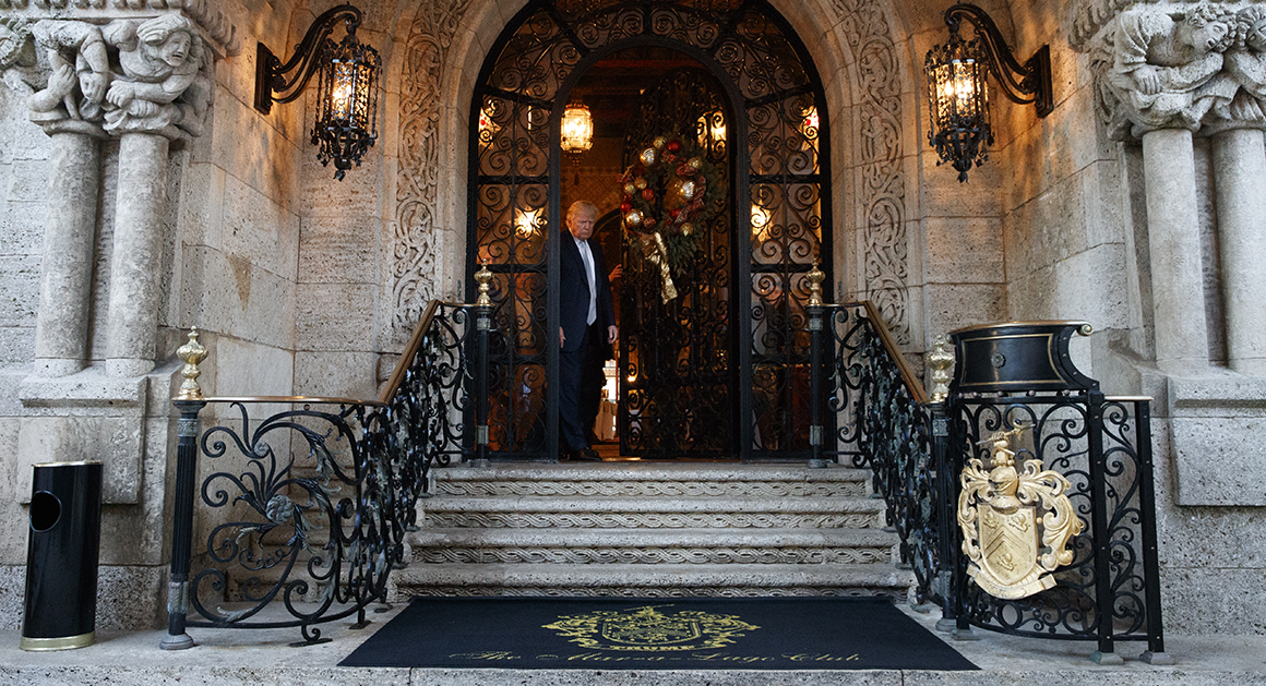 Trump dubs Mar-a-Lago the new 'Winter White House' - POLITICO
