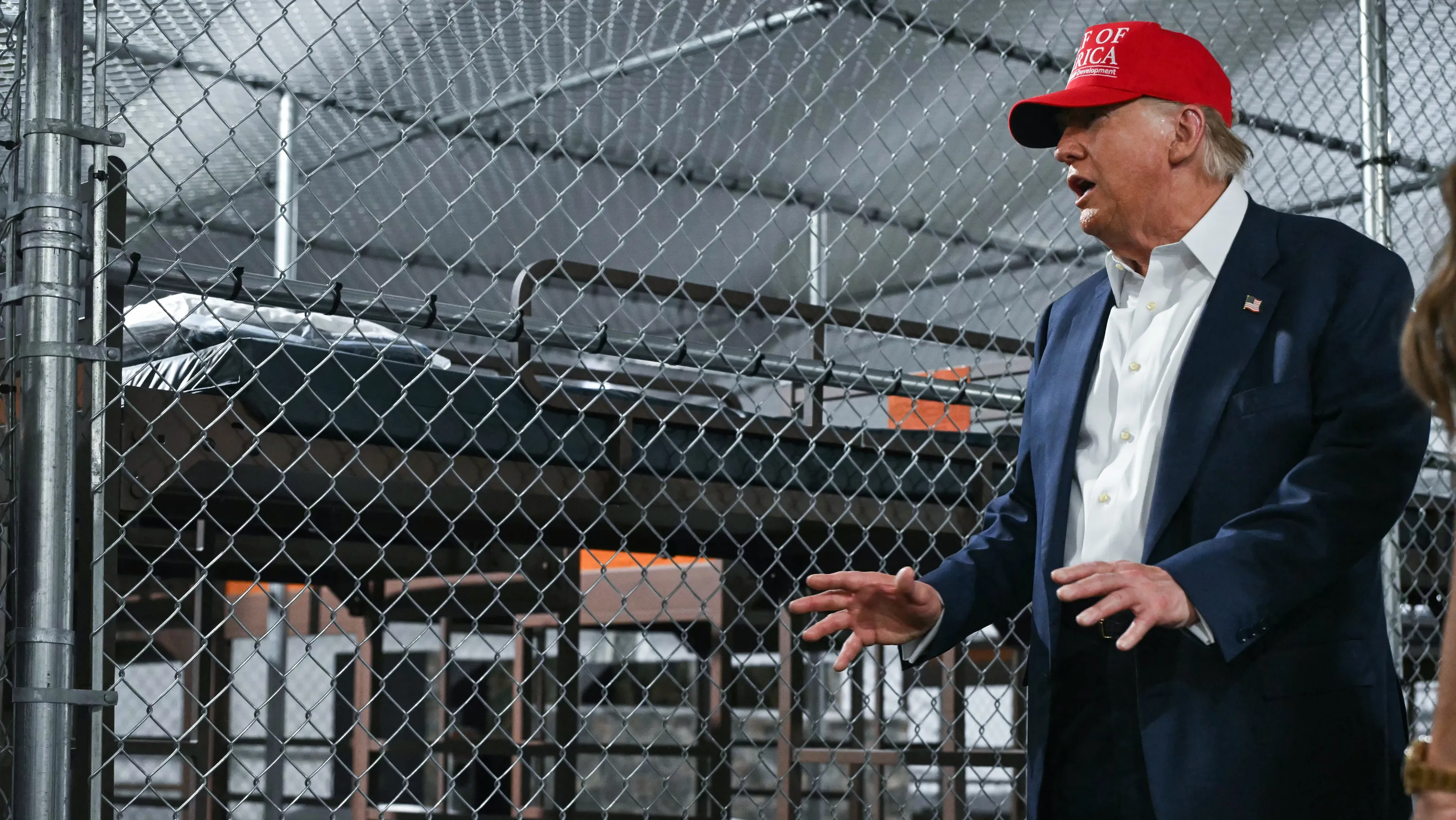 Trump visits 'Alligator Alcatraz' immigration detention center