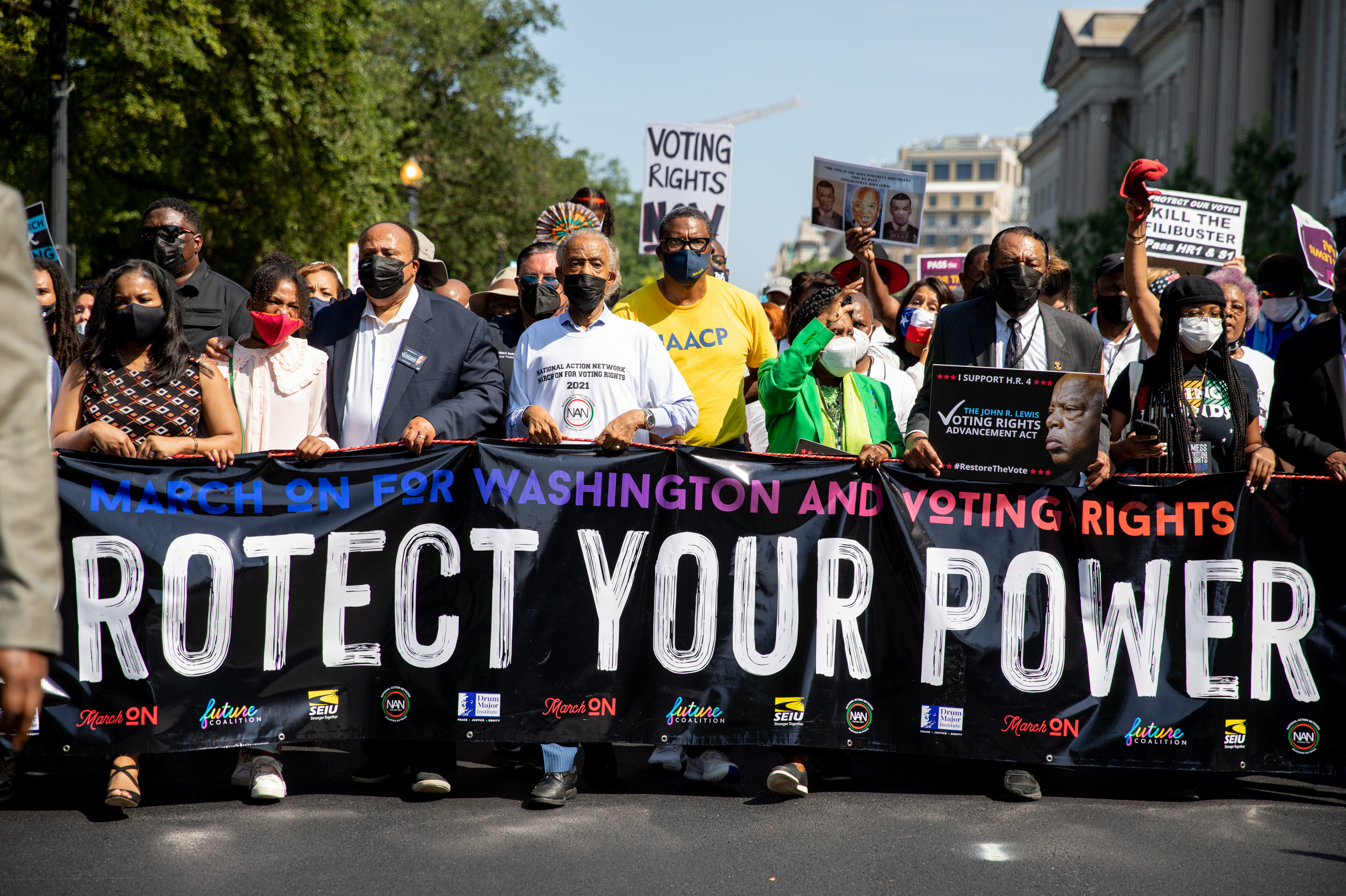 Thousands March In D.C. For Voting Rights : NPR