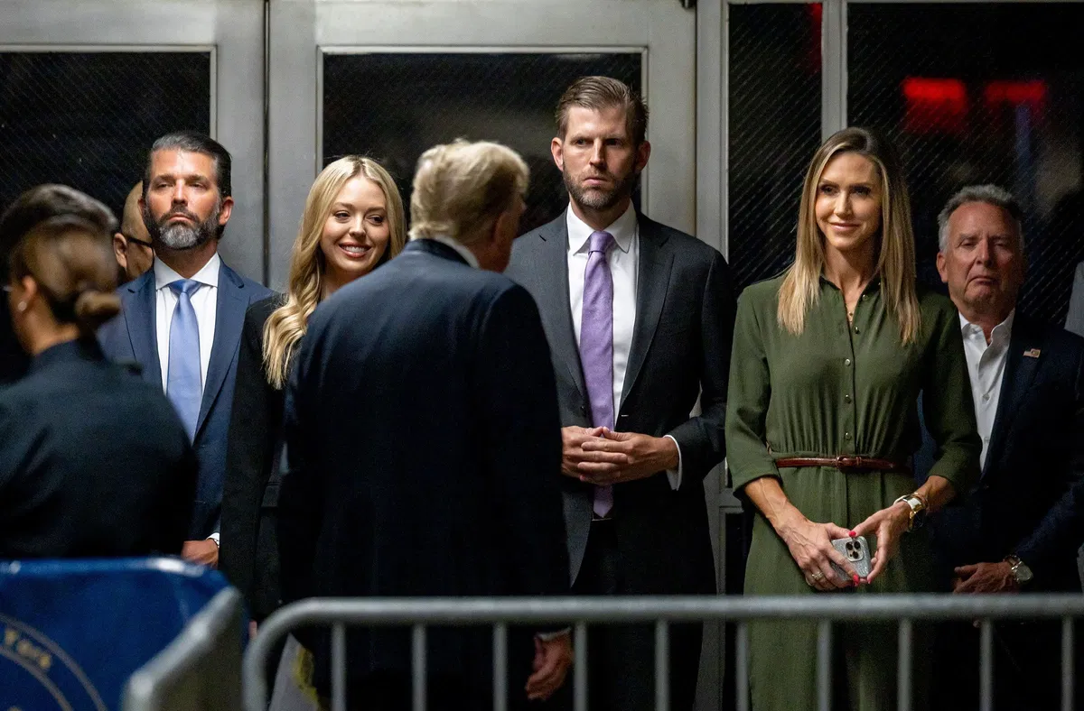 Trump's family members have visited court during the hush ...