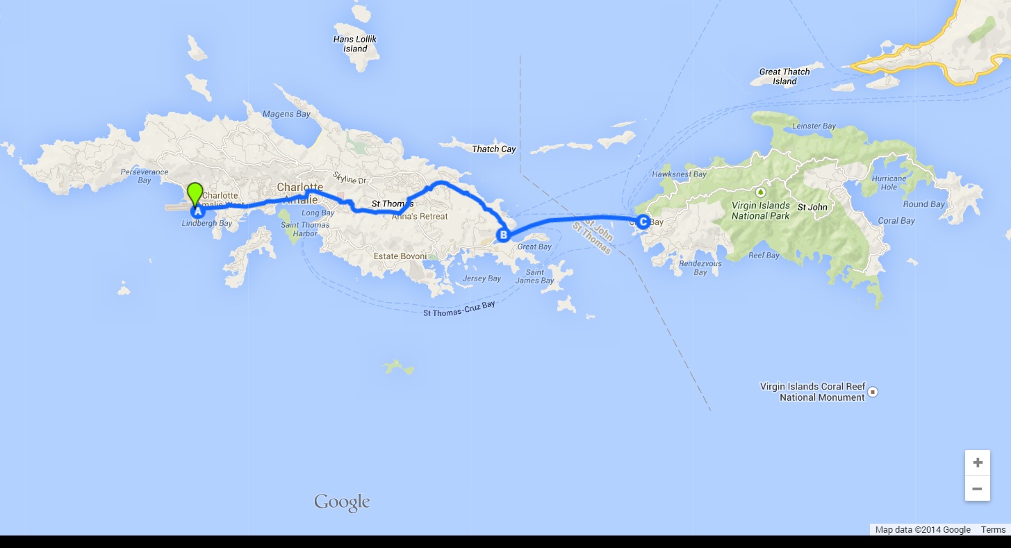 Directions - Virgin Islands National Park (U.S. National Park ...