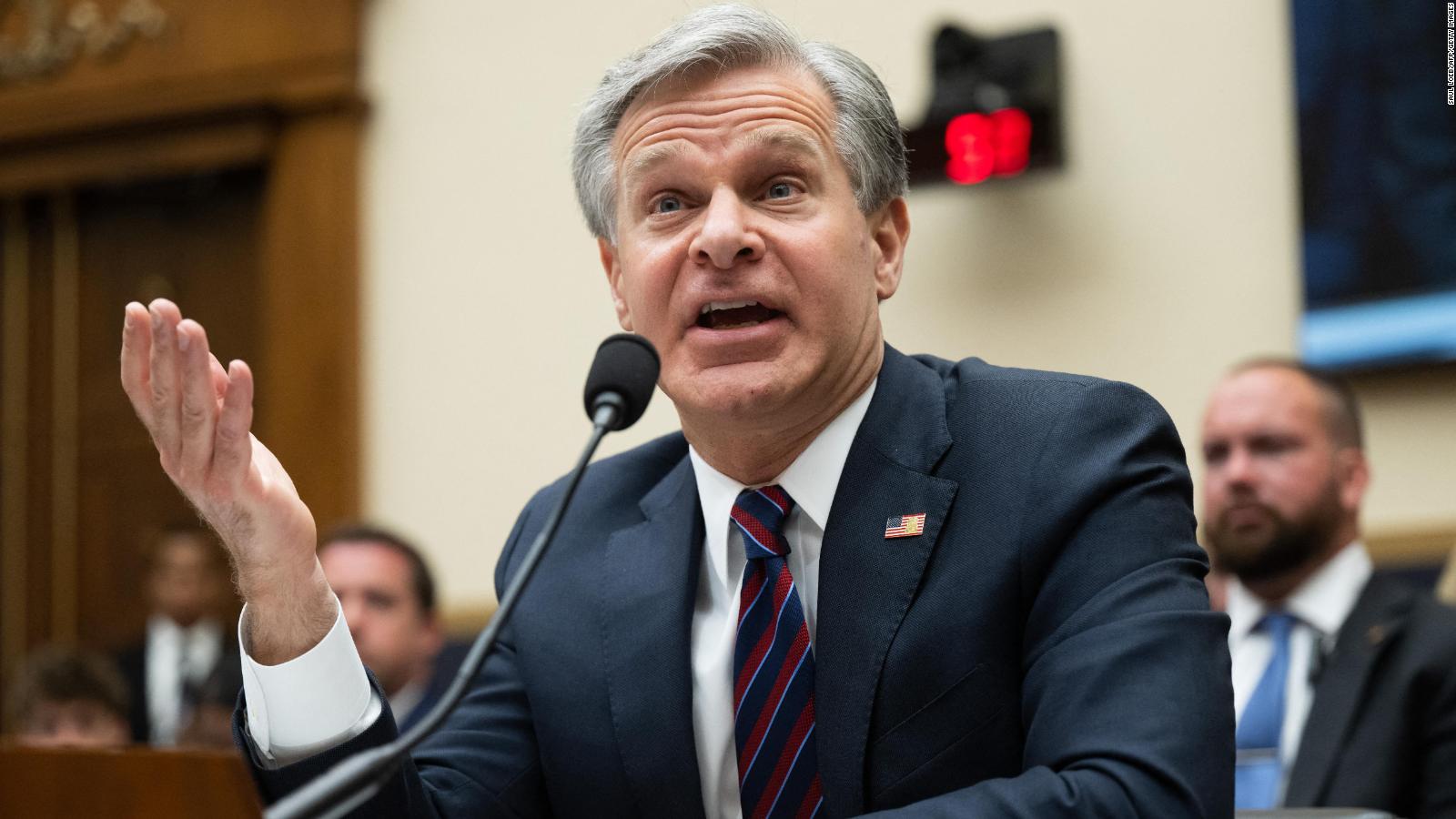 Rep. Gaetz confronts FBI director during congressional hearing. Hear his response