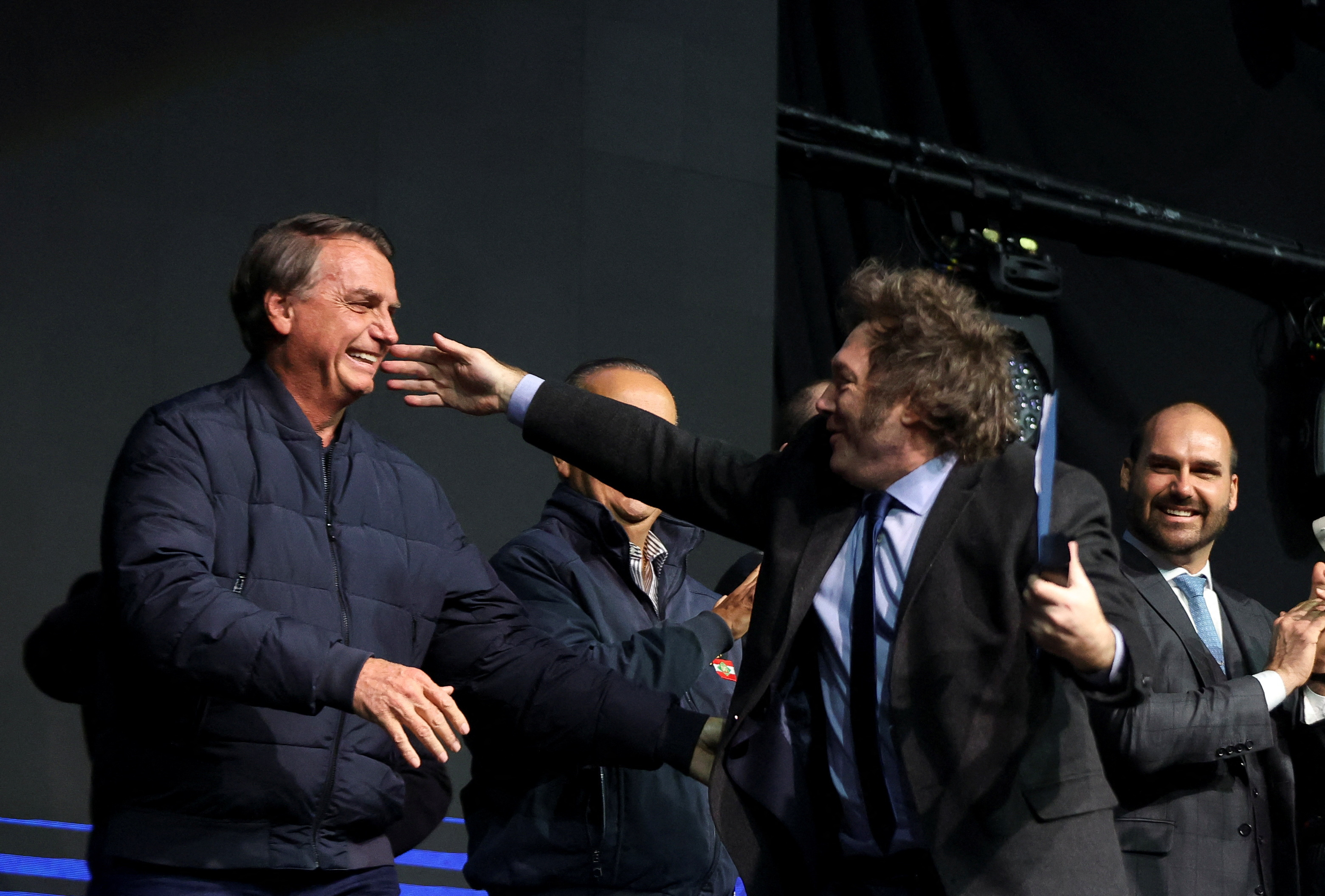 Argentina's Milei rails against socialism in first visit to ...