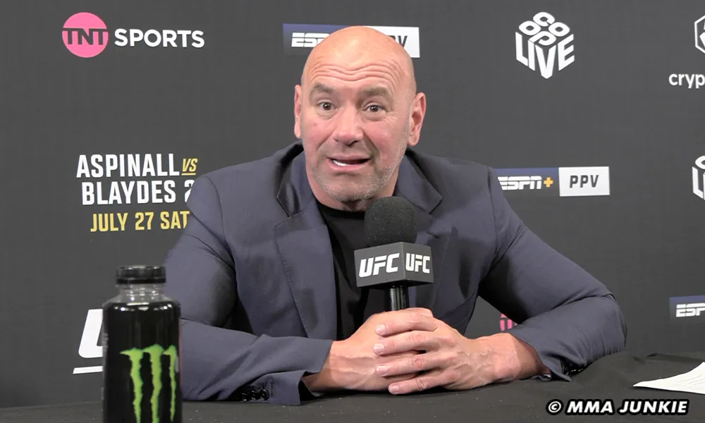 Dana White 'never again' increasing bonuses at press ...