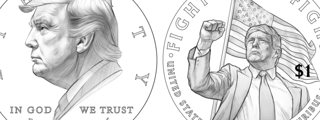 U.S. unveils draft design for $1 Trump coin for 250th anniversary
