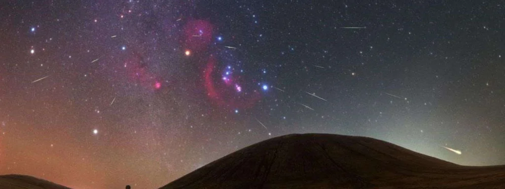 Orionid meteor shower and comet C/2025 A6 visible tonight