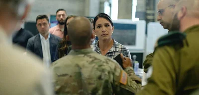Tulsi Gabbard visits U.S. Civil-Military Coordination Center in Israel