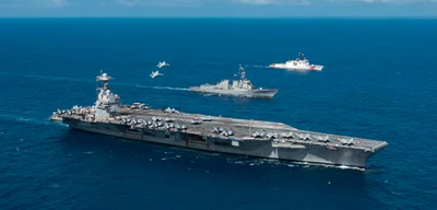 USS Gerald R. Ford Carrier Strike Group enters Caribbean Sea