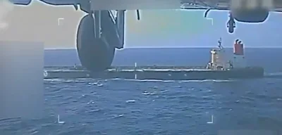 U.S. Forces board fifth tanker, Olina, near Venezuela