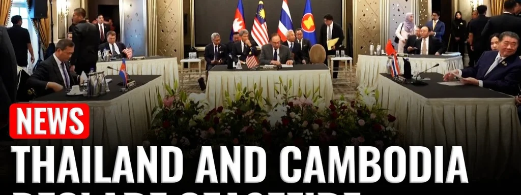 Thailand and Cambodia Declare Immediate Ceasefire After Deadly Border Clashes