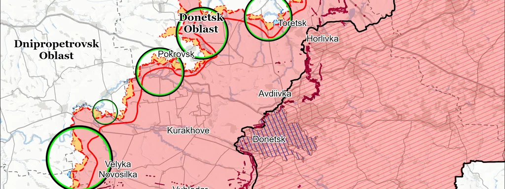 Ukrainian Forces Repel Russian Advance, Retake Six Villages Near Dobropillia