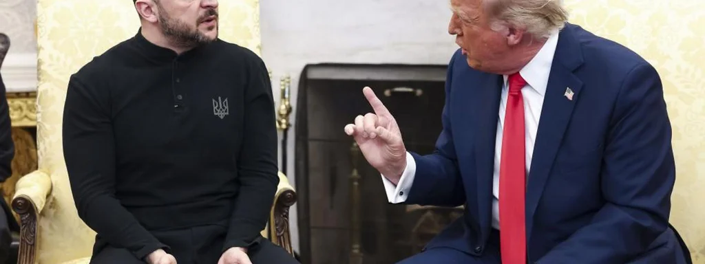 Trump and Zelensky Hold Tense Yet Civil Press Conference Amid Media Restrictions