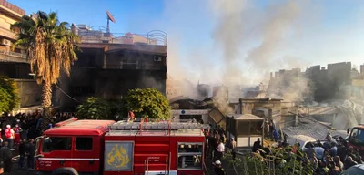 Israeli Airstrikes Target Syrian 10th Division HQ in Damascus