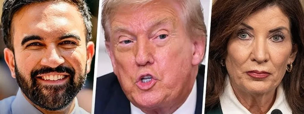 Trump threatens to withhold federal funds from NY after Hochul endorses Mamdani