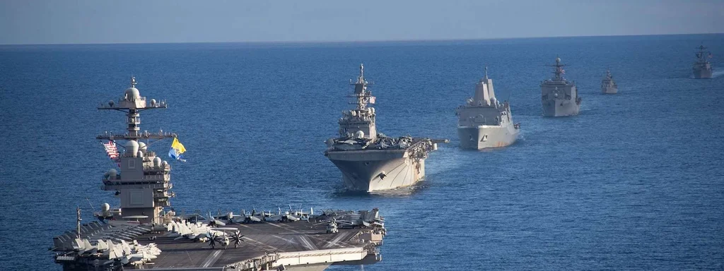 Featured image for: U.S. deploys Gerald R. Ford Carrier Strike Group to combat narco-terrorism U.S. deploys Gerald R. Ford Carrier Strike Group to combat narco-terrorism